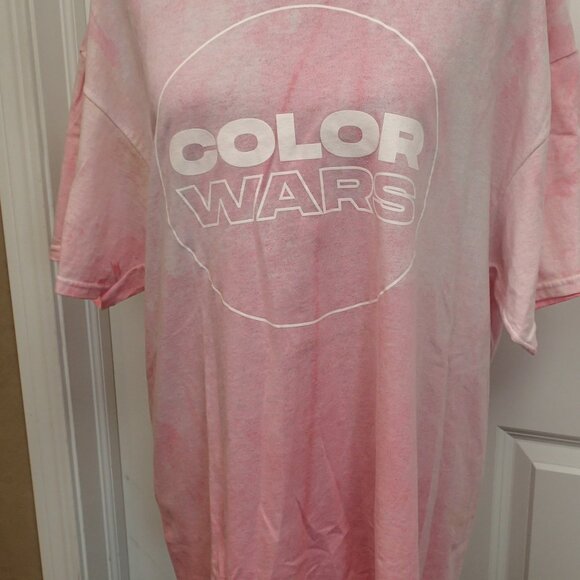 Color Wars T Shirt Size XL PInk - Picture 1 of 4